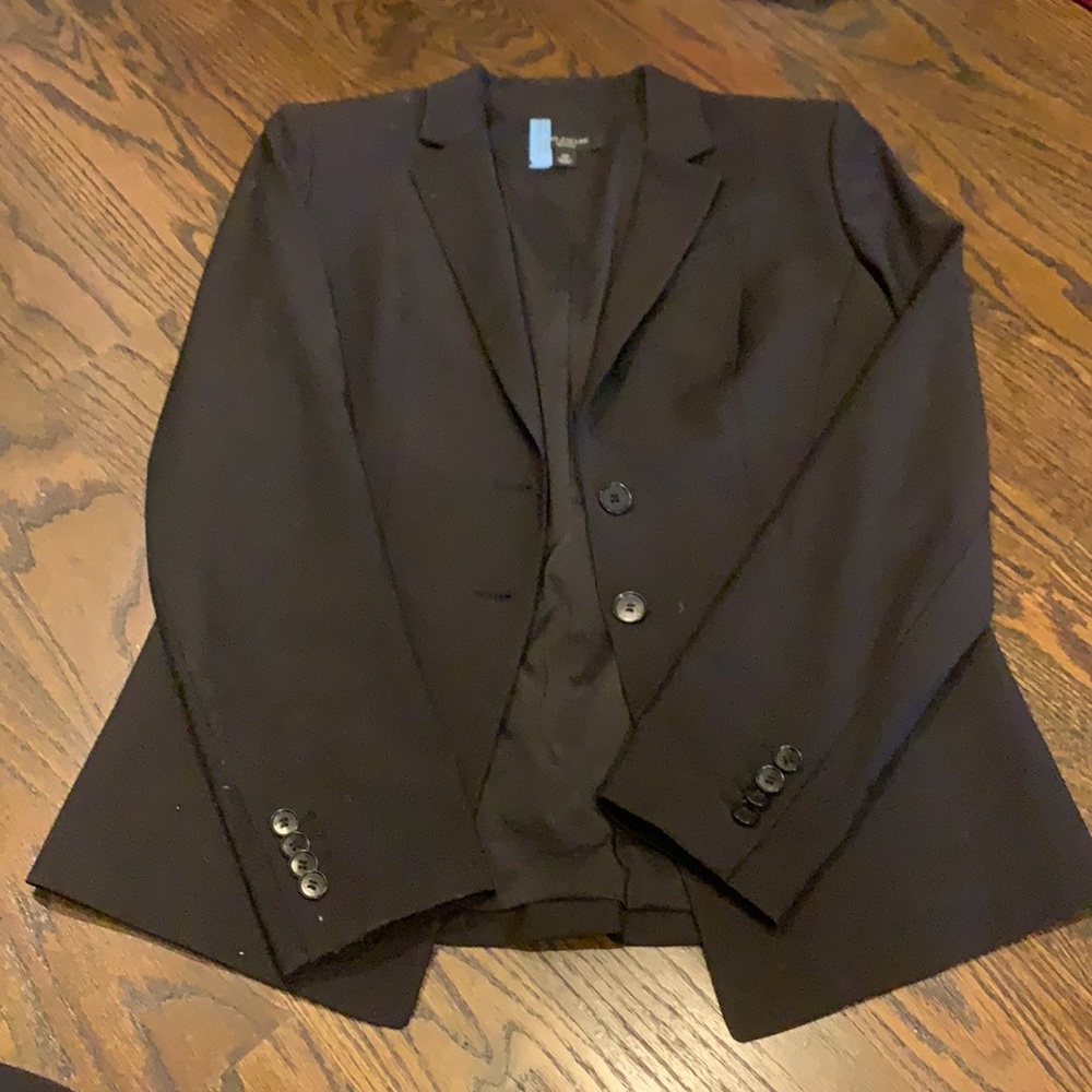 Ann Taylor petite black blazer/suit jacket